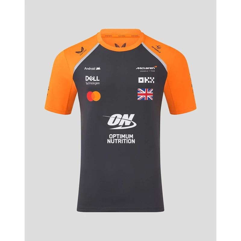 McLaren póló - Team Norris sötétszürke