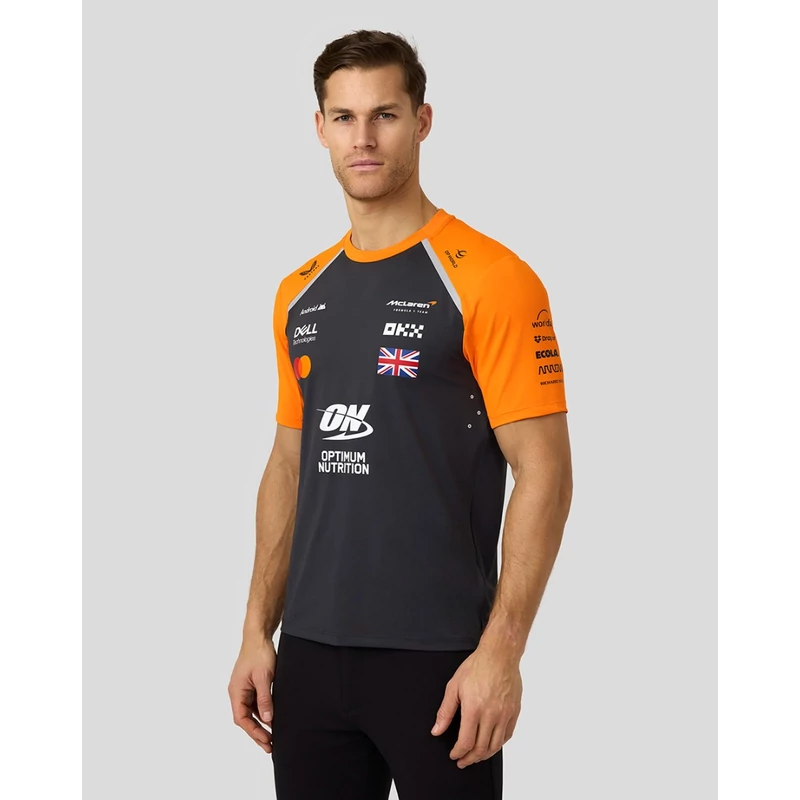 McLaren póló - Team Norris sötétszürke