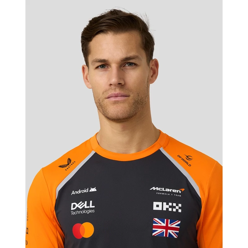 McLaren póló - Team Norris sötétszürke