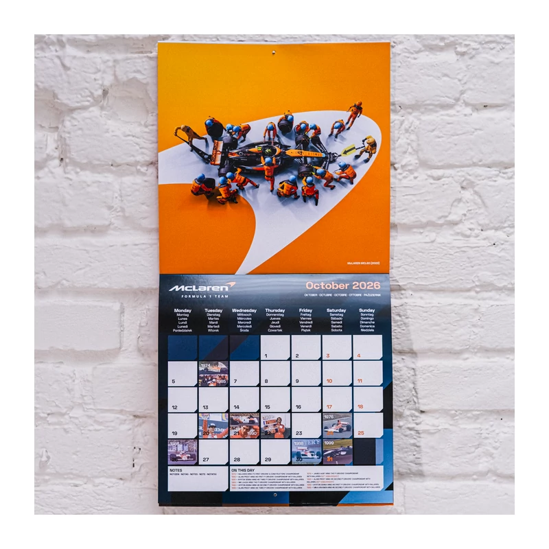 McLaren falinaptár 2026