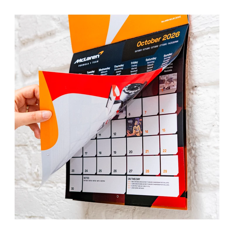 McLaren falinaptár 2026