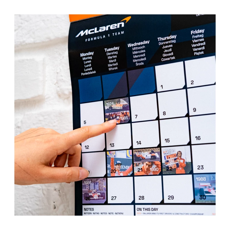 McLaren falinaptár 2026