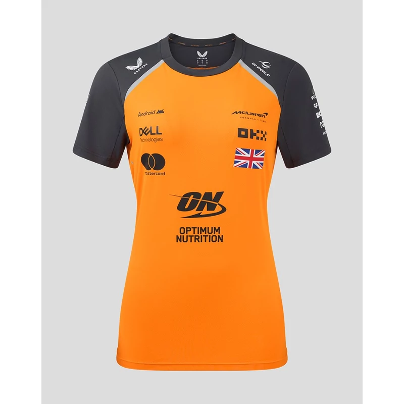 McLaren női póló - Team Norris narancssárga