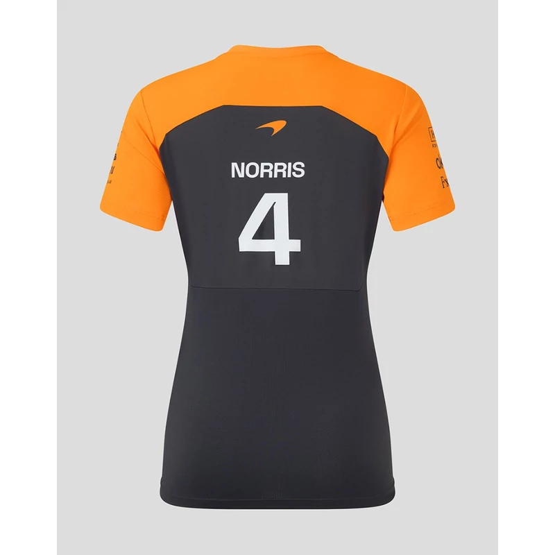 McLaren női póló - Team Norris sötétszürke