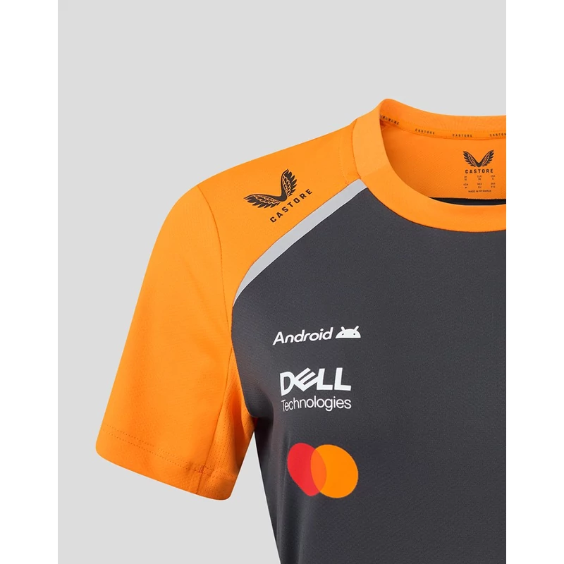 McLaren női póló - Team Norris sötétszürke