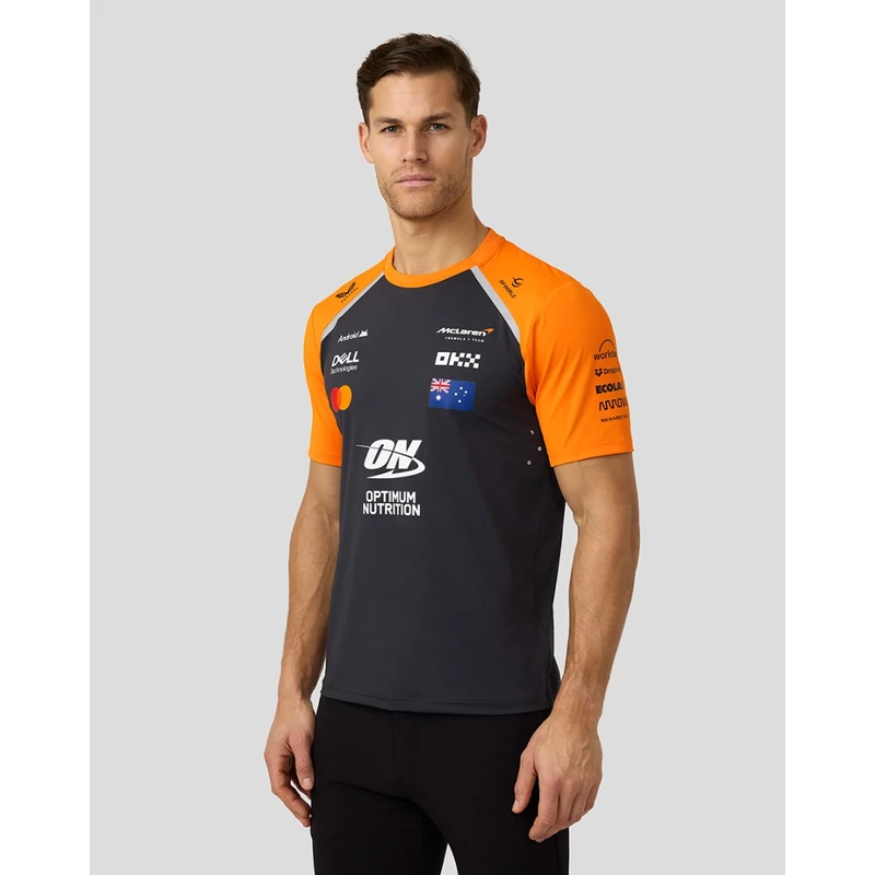 McLaren póló - Team Piastri sötétszürke