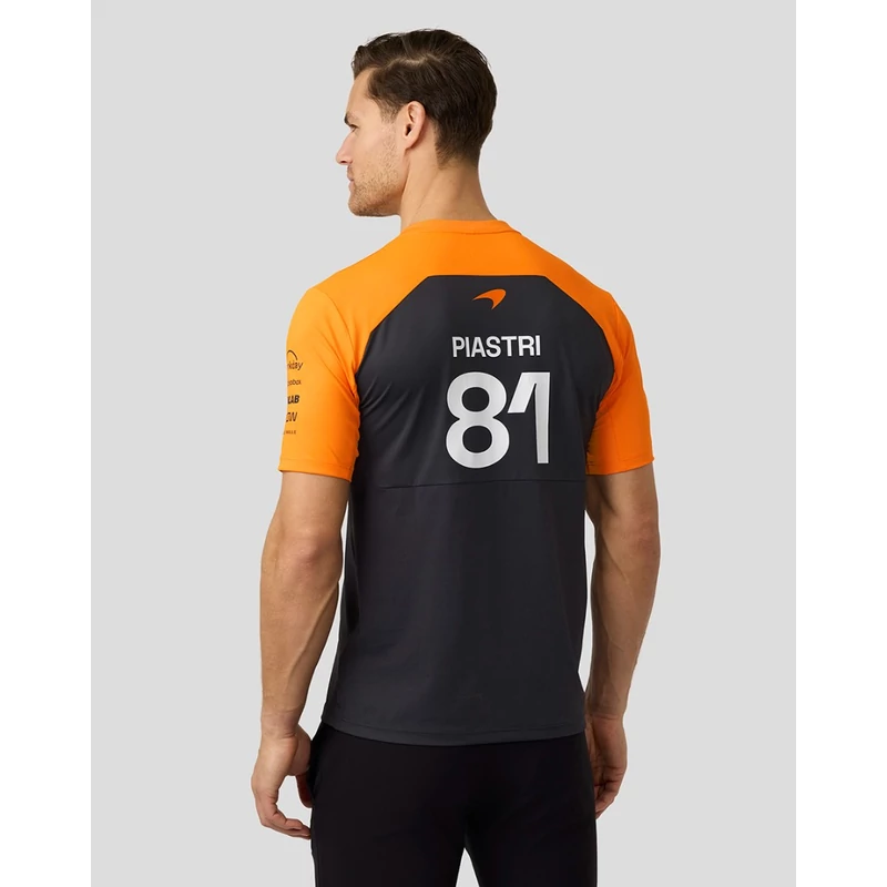McLaren póló - Team Piastri sötétszürke