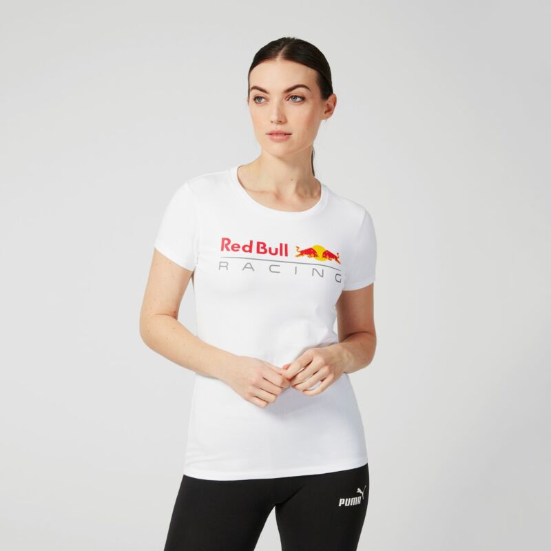 Red Bull Racing top - Large Team Logo fehér