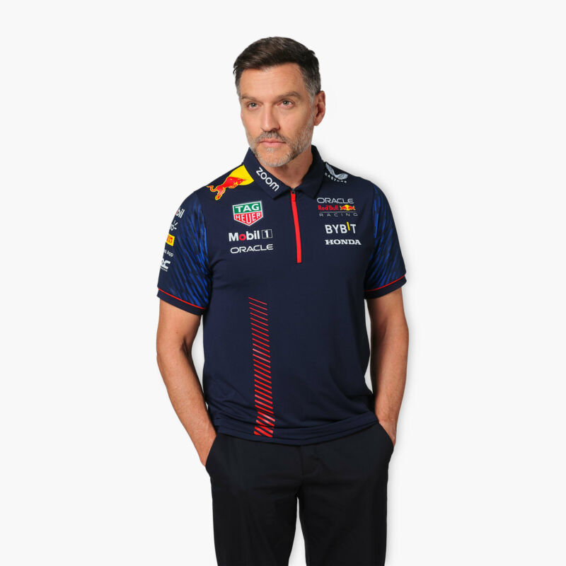 Red Bull Racing galléros póló - Team