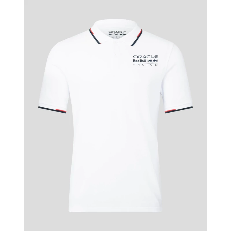 Red Bull Racing galléros póló - Team Logo fehér