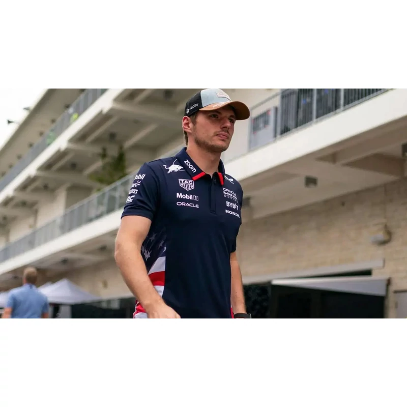 Red Bull Racing galléros póló - America Race Team Line