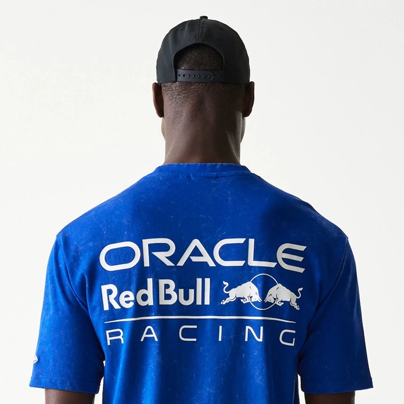Red Bull Racing póló - Linear Graphic Oversized kék