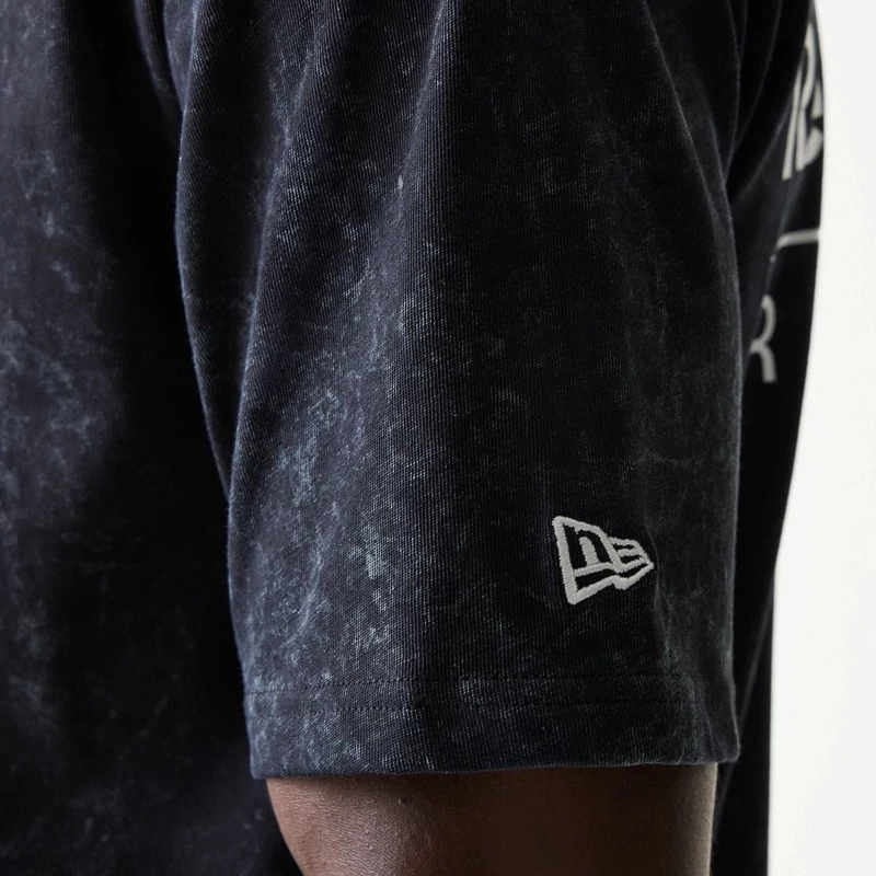 Red Bull Racing póló - Linear Graphic Oversized fekete
